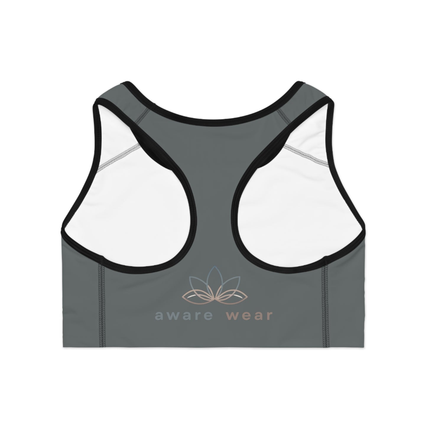 Aware Wear Yoga, Sports Bra (Grey)