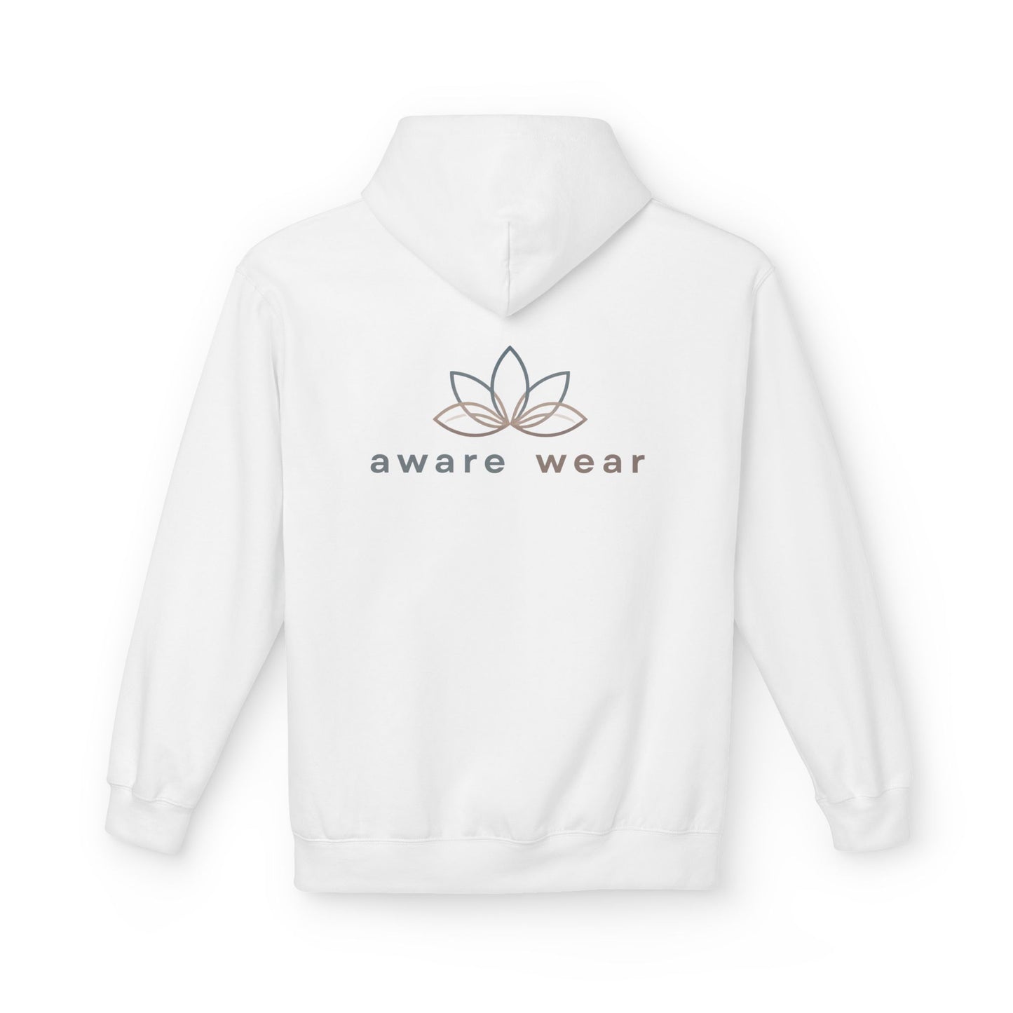 I am where my breath is, Softstyle Yoga, Meditation Fleece Hoodie
