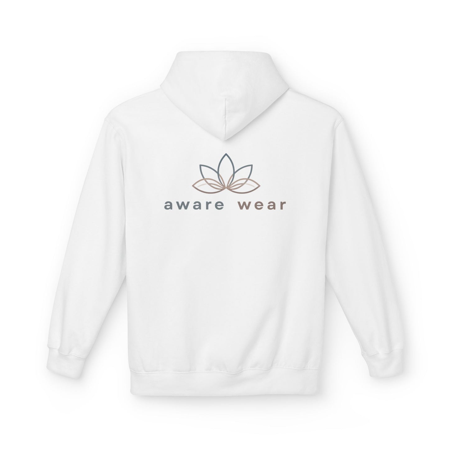 Connected to source, Softstyle Fleece yoga, meditation Hoodie