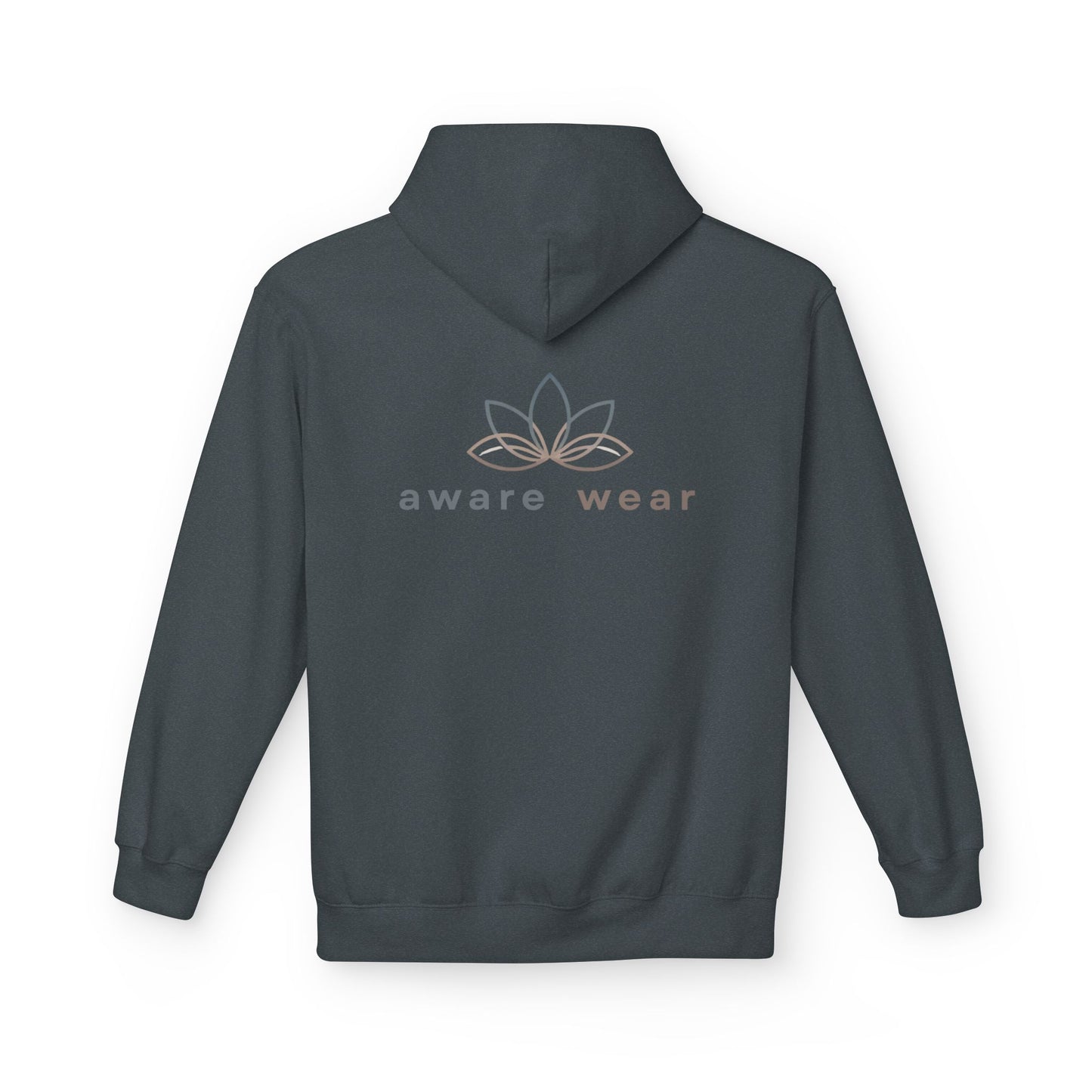 I am where my breath is, Softstyle Yoga, Meditation Fleece Hoodie