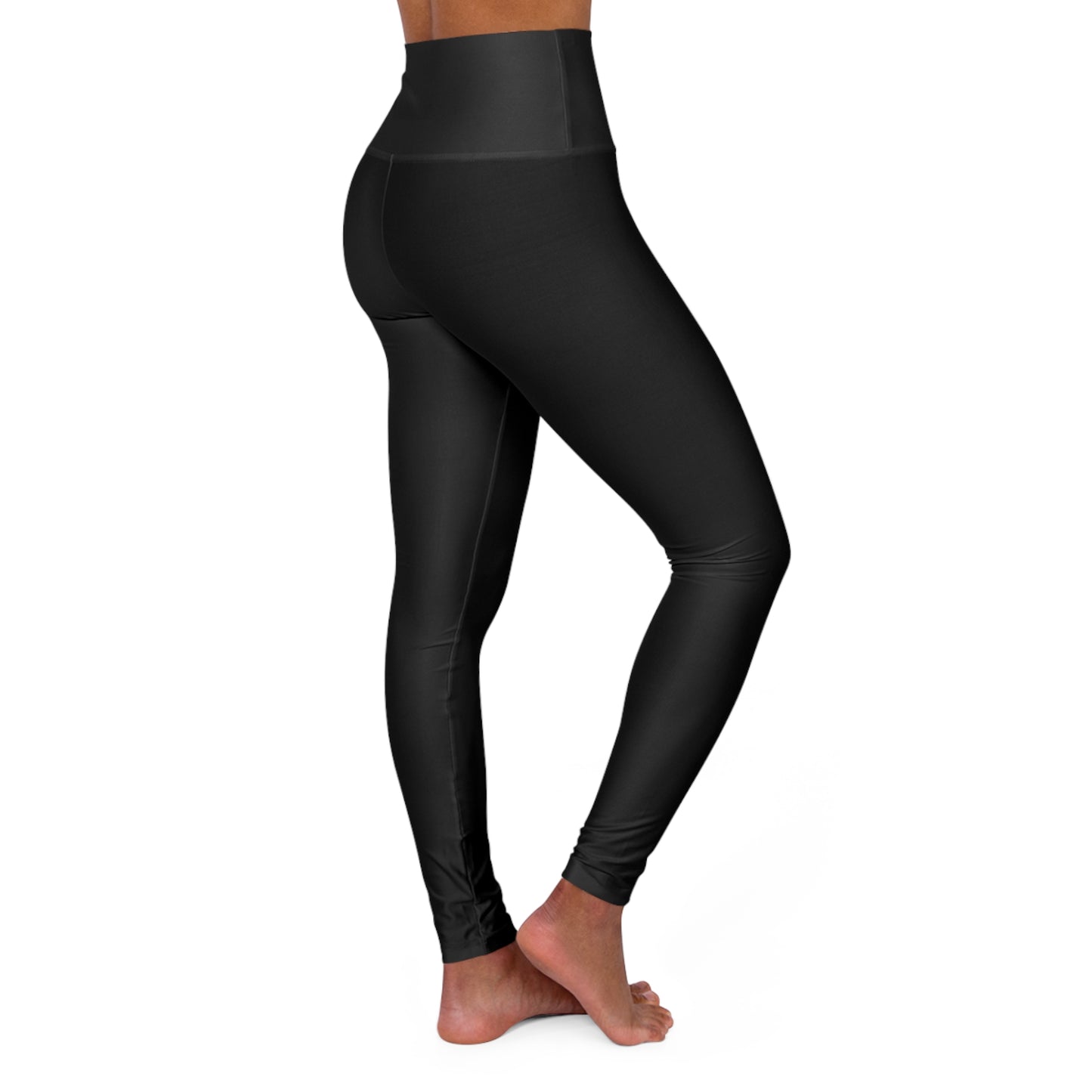 Aware wear, High Waisted Yoga, fitness Leggings (Black)
