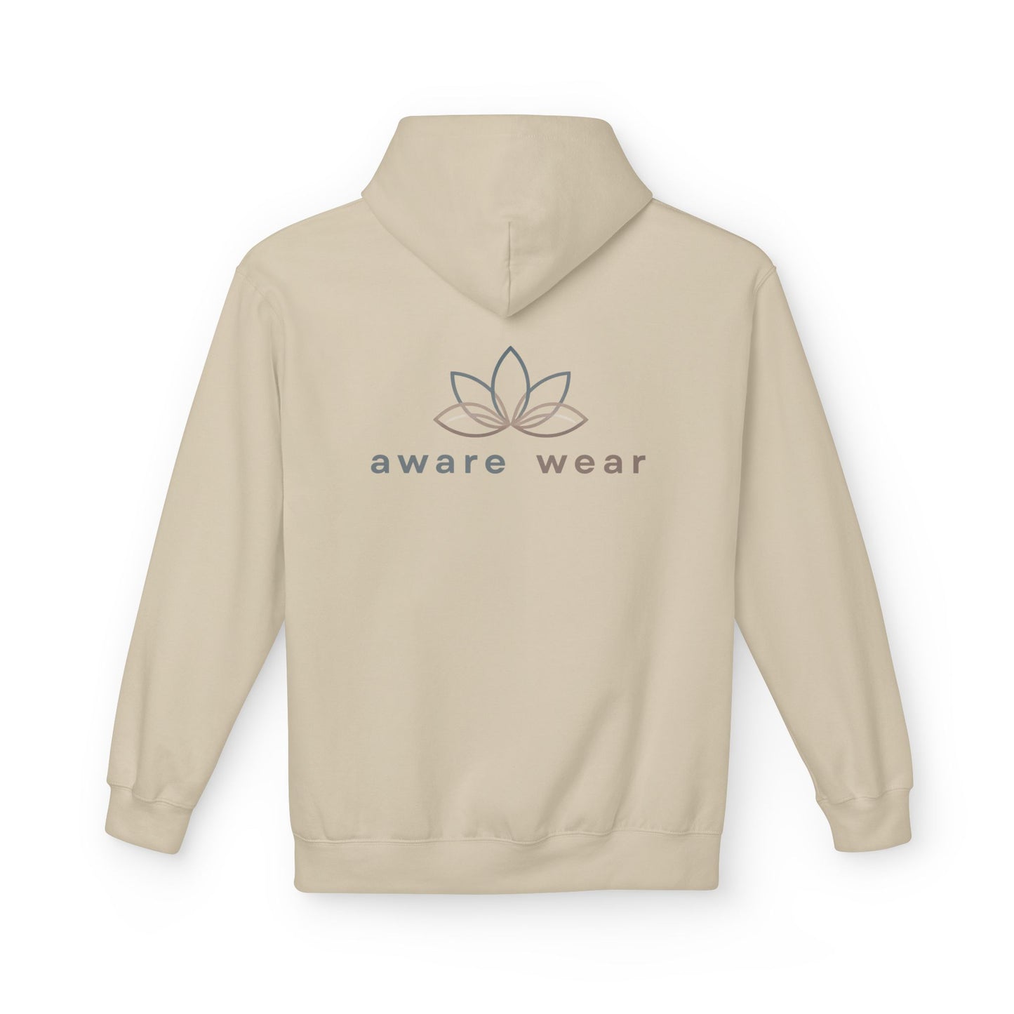 Aware wear 'Brand' Softstyle Fleece Yoga, Meditation Hoodie