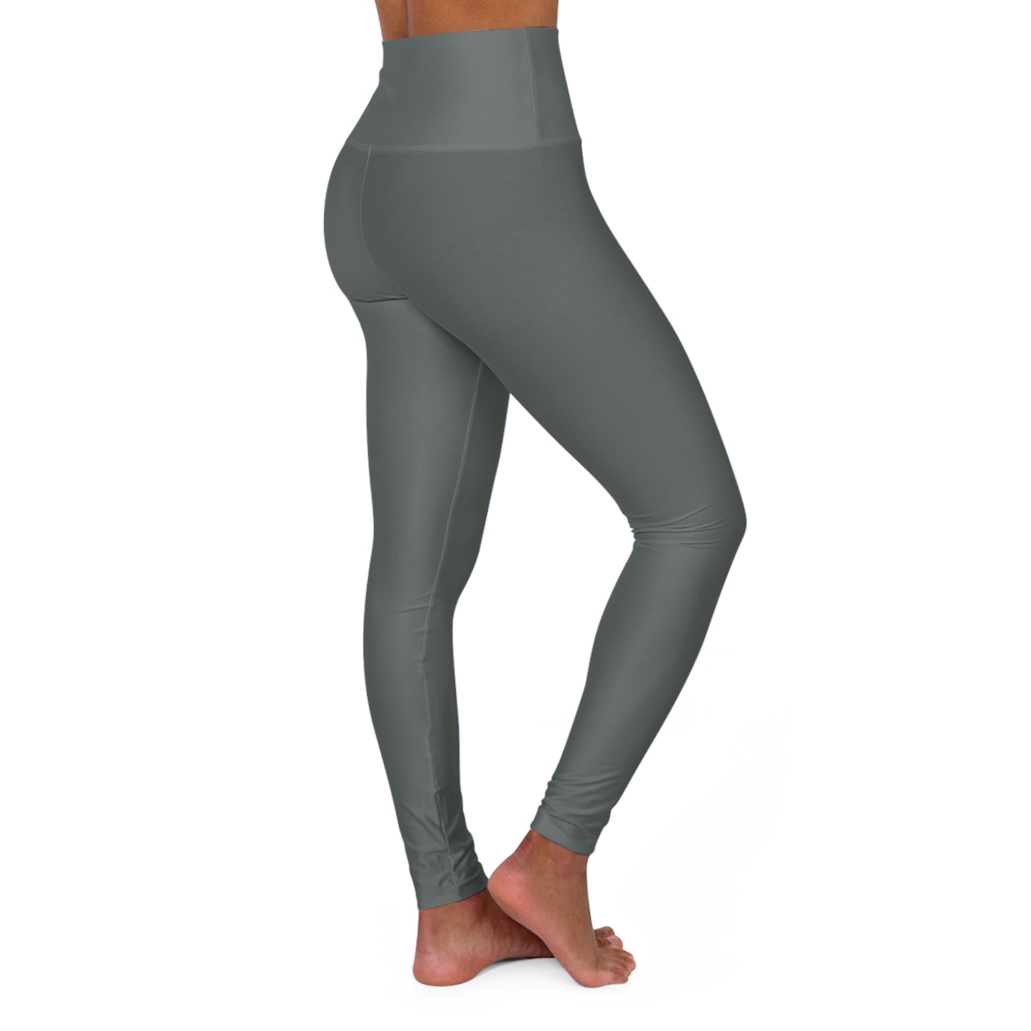 Aware wear, High Waisted Yoga, fitness Leggings (Grey)